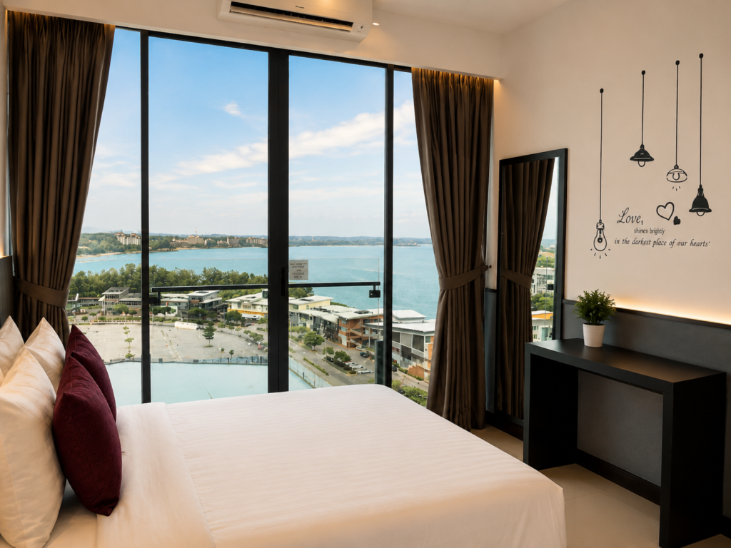 Upgraded room design preview: Sea-View Bedroom