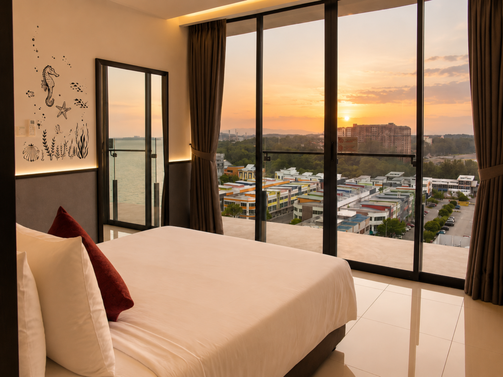 Upgraded room design preview: Sunset King Bedroom