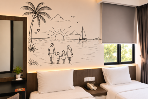 Design preview: Family Beach Twin Room