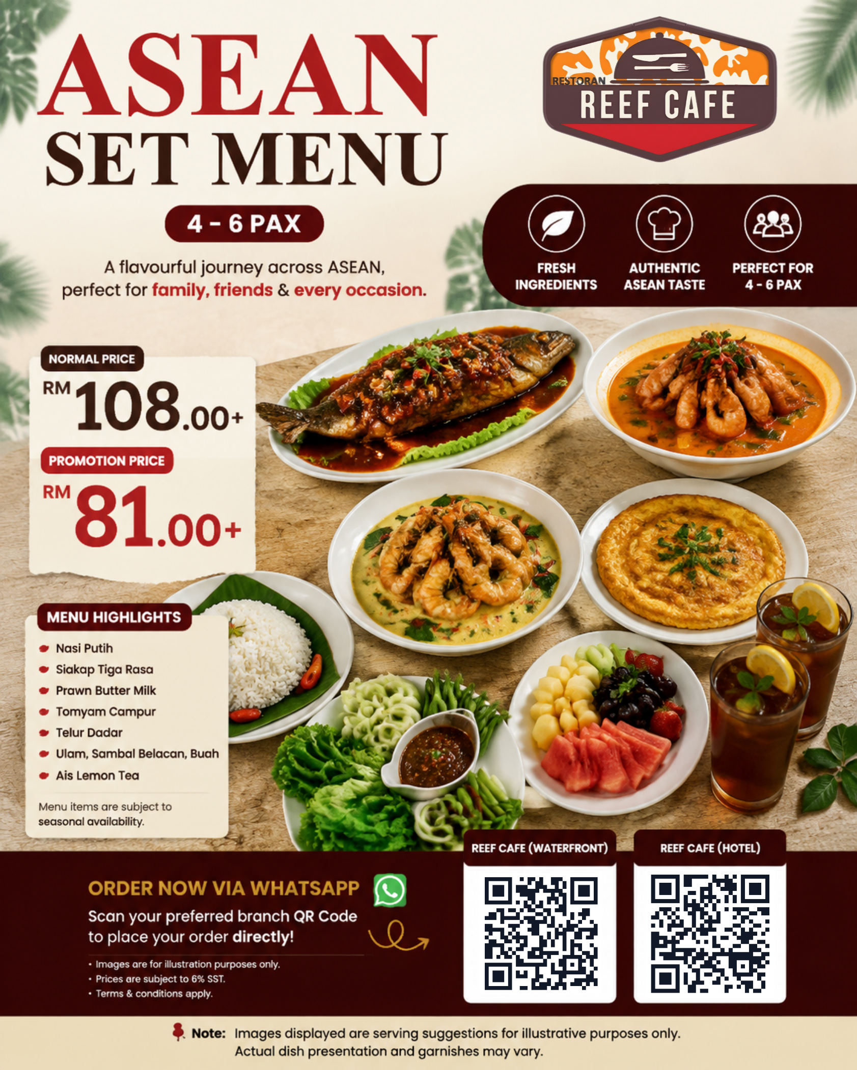 Asean Set Menu