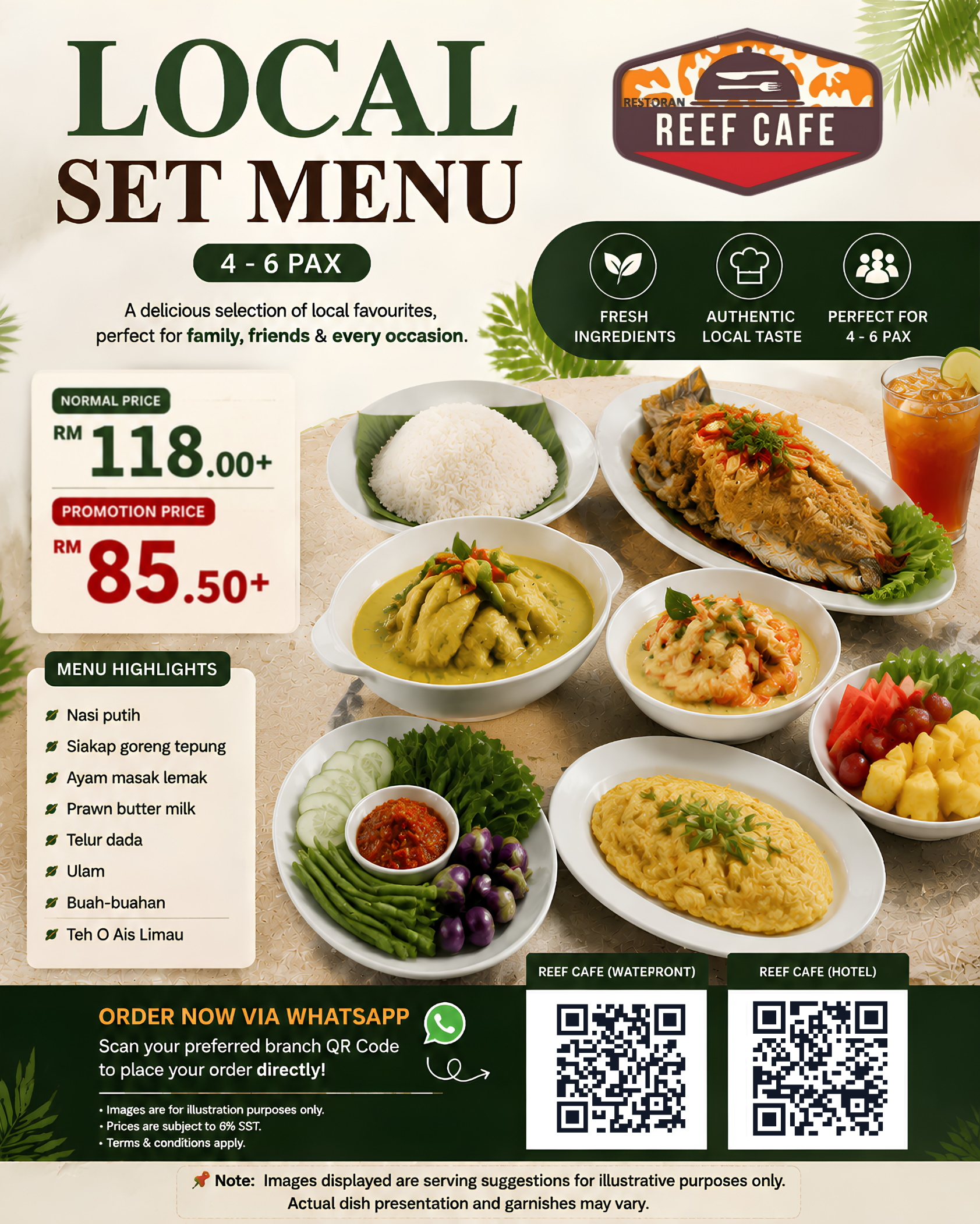 Local Set Menu