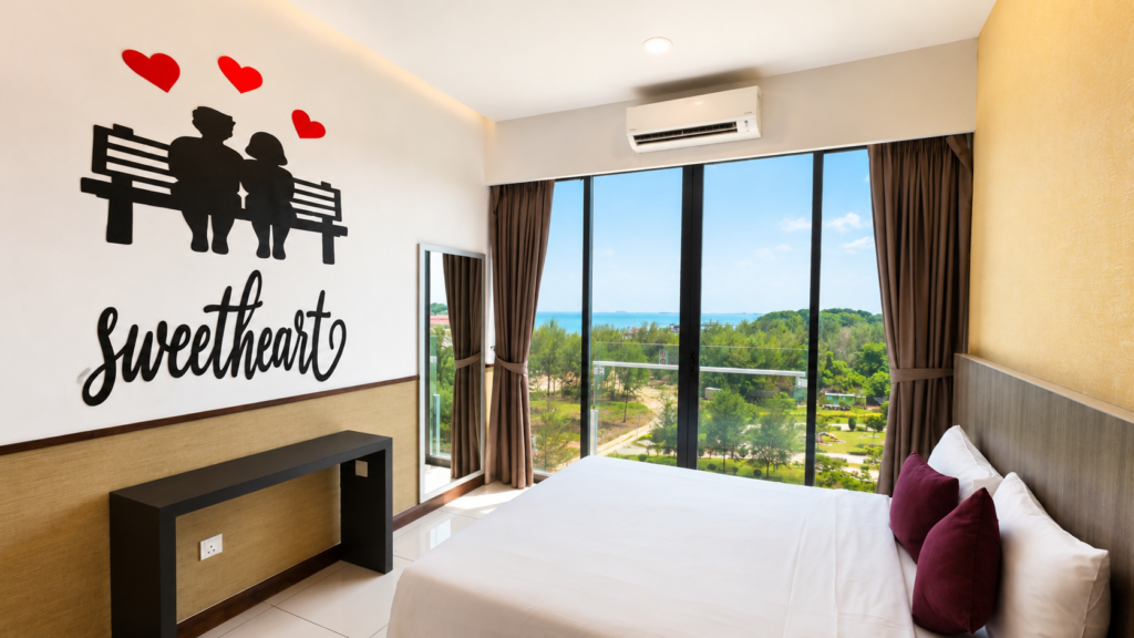 Upgraded room design preview: Sweetheart Sea-View Room