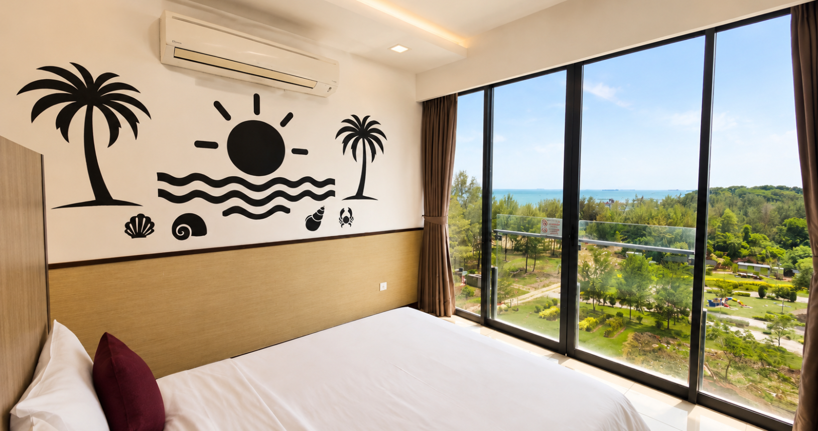 D'Wharf waterfront room, part of the Exclusive Partnership Program