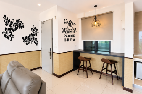 Design preview: Living and Kitchenette
