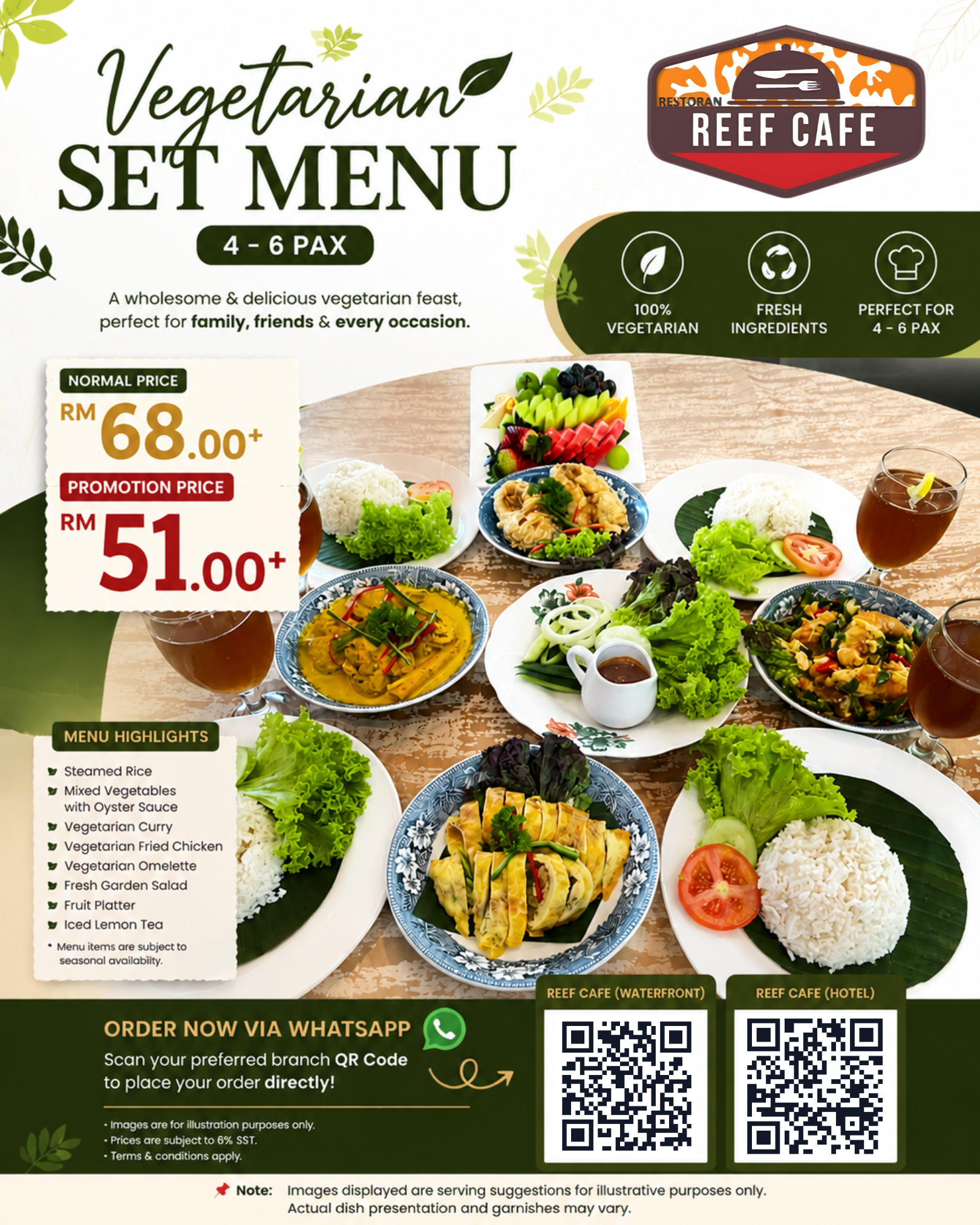 Vegetarian Set Menu